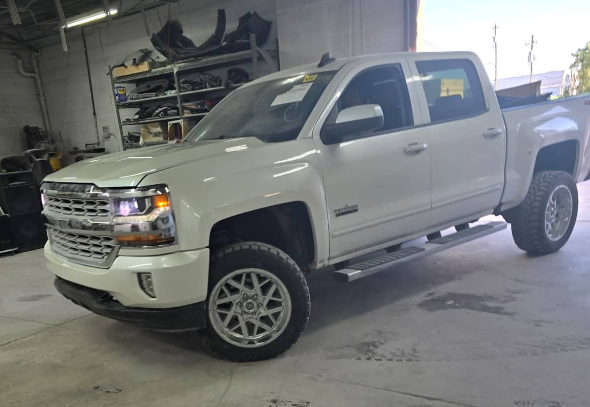 Chevrolet Silverado after body repair
